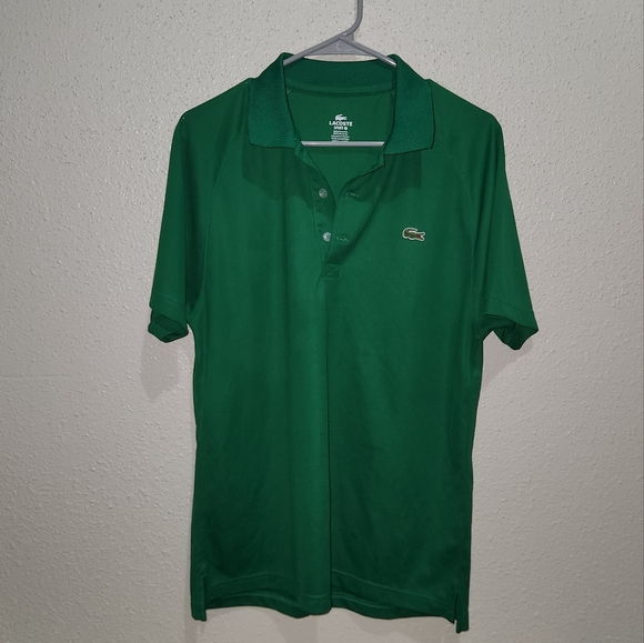 Green Sport Lacoste Polo